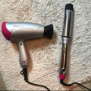 Styling wand & Hair dryer